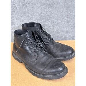 SOREL‎ Madson ll Chukka Leather Lace Up Boots Black Mens Size 10 NM2786-011
